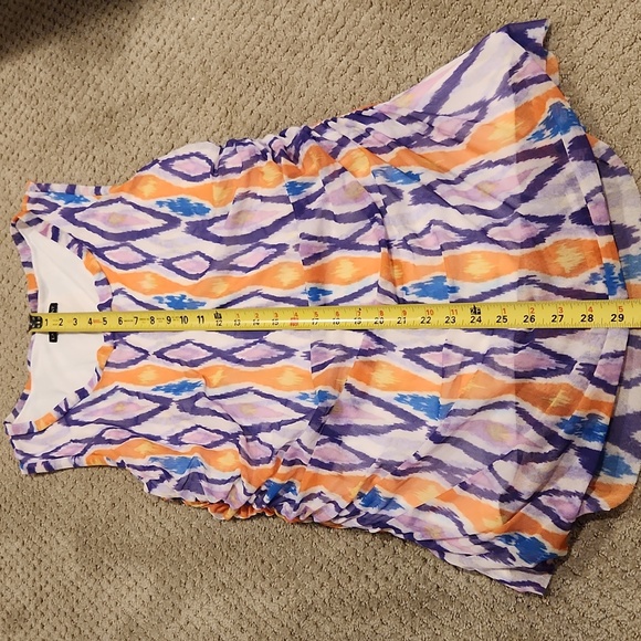 Lane Bryant Rouched Side Blouse 18/20. Worn ONCE - Picture 5 of 8